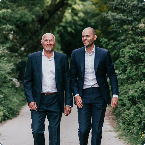 Quirinus and Christiaan Tersteeg, founders of Rekontra.de